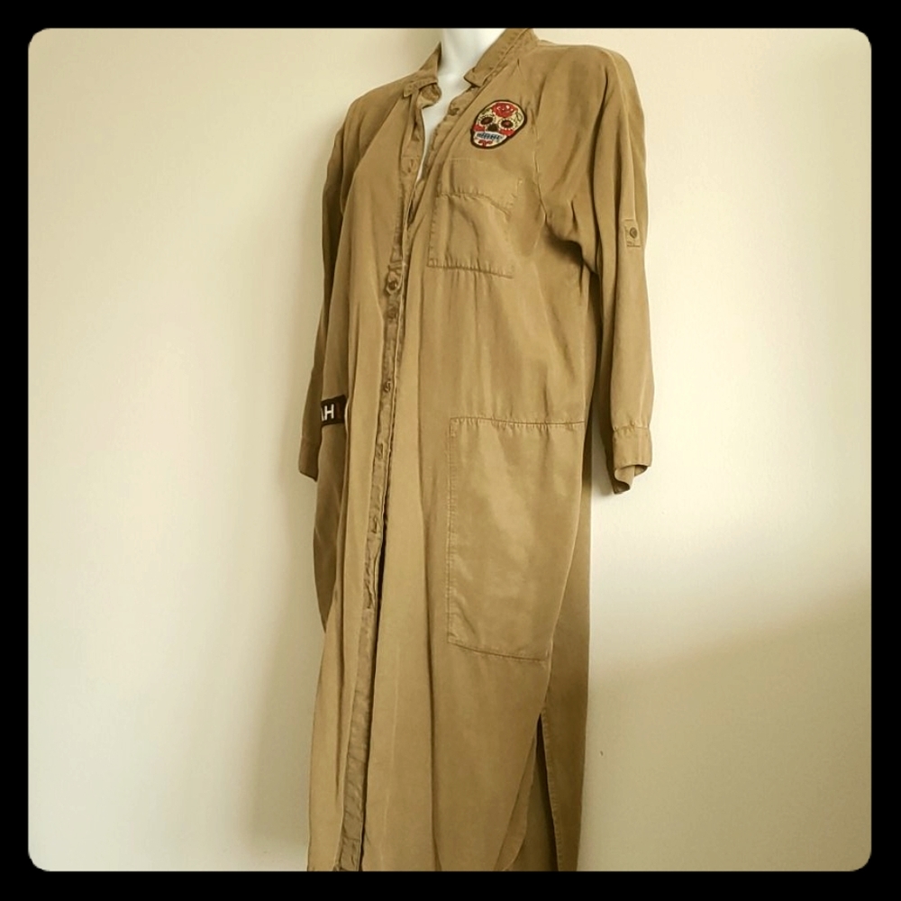 Mango shirt dress Sz S